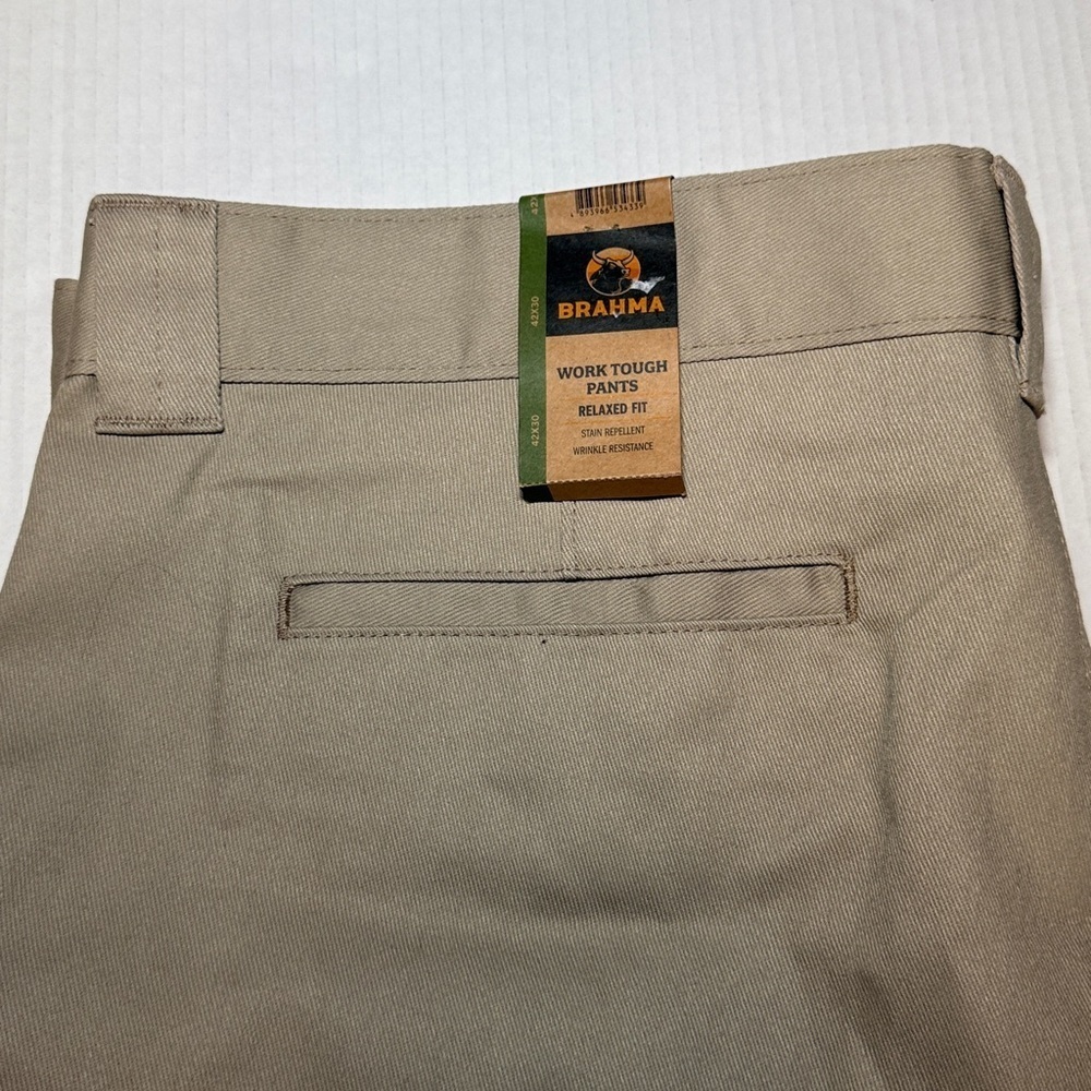 NEW! Brahma Men's Construction Workwear Pants Relaxed Fit Pants 44 or 42